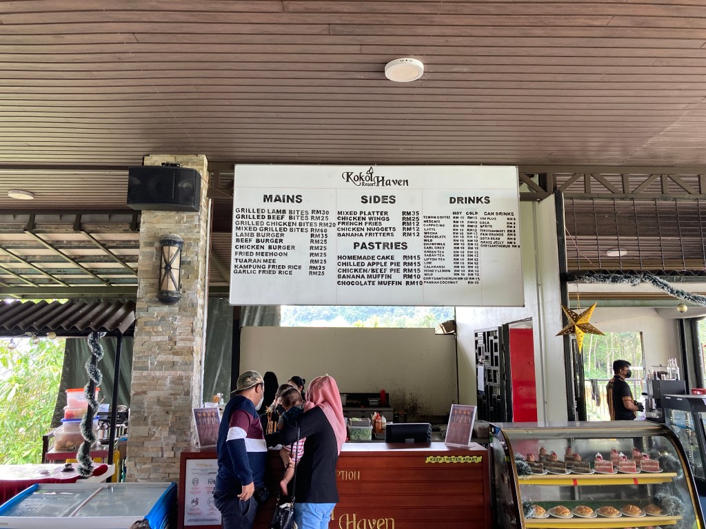 kokol haven resort menu