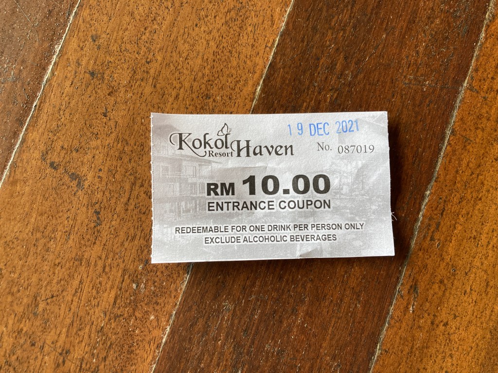 kokol haven resort entrance fee