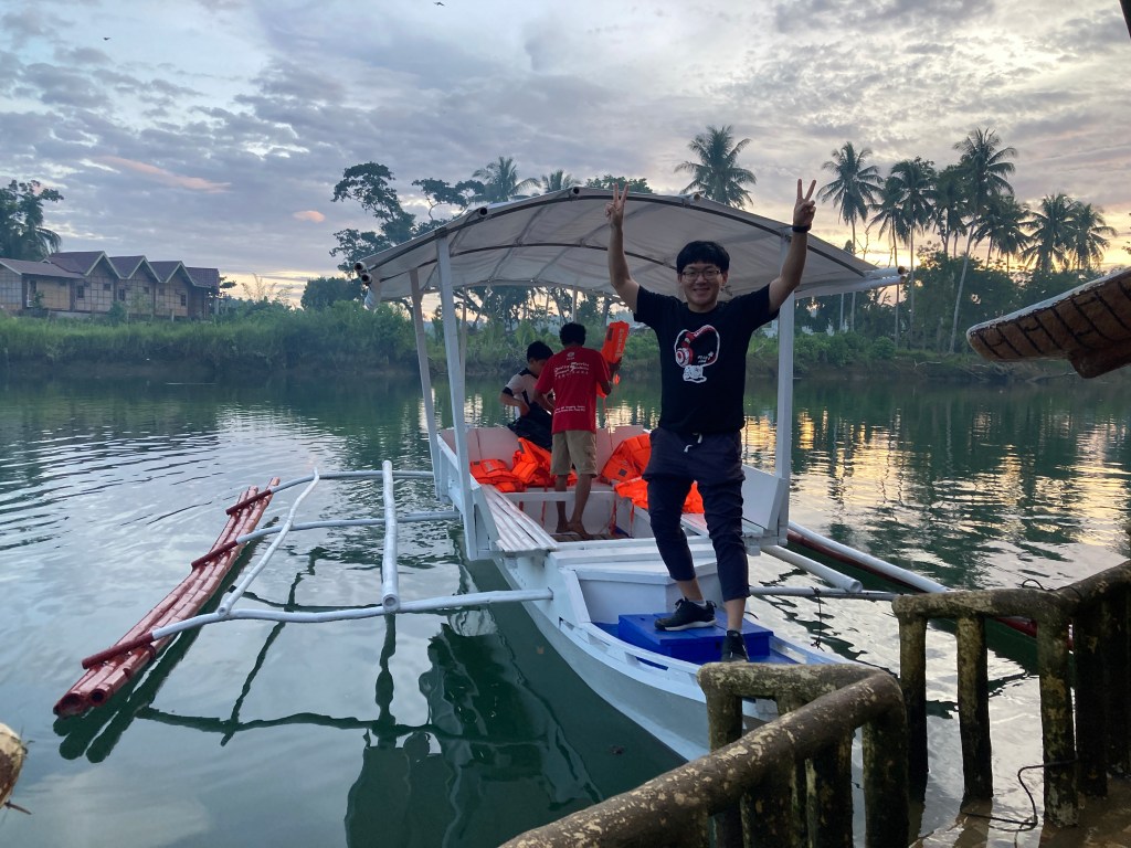 Loboc river fireflies tour philippines style boat
